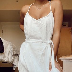 Free People Cream Dress